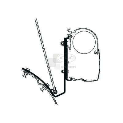 Adaptateur de stores VW T4 toit surélevé